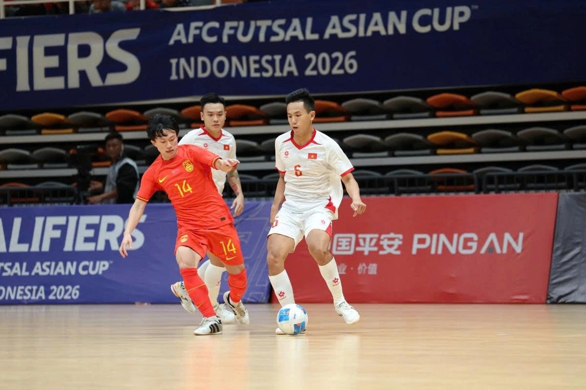 Vietnam crush China 7-2 in 2026 AFC Futsal qualifiers